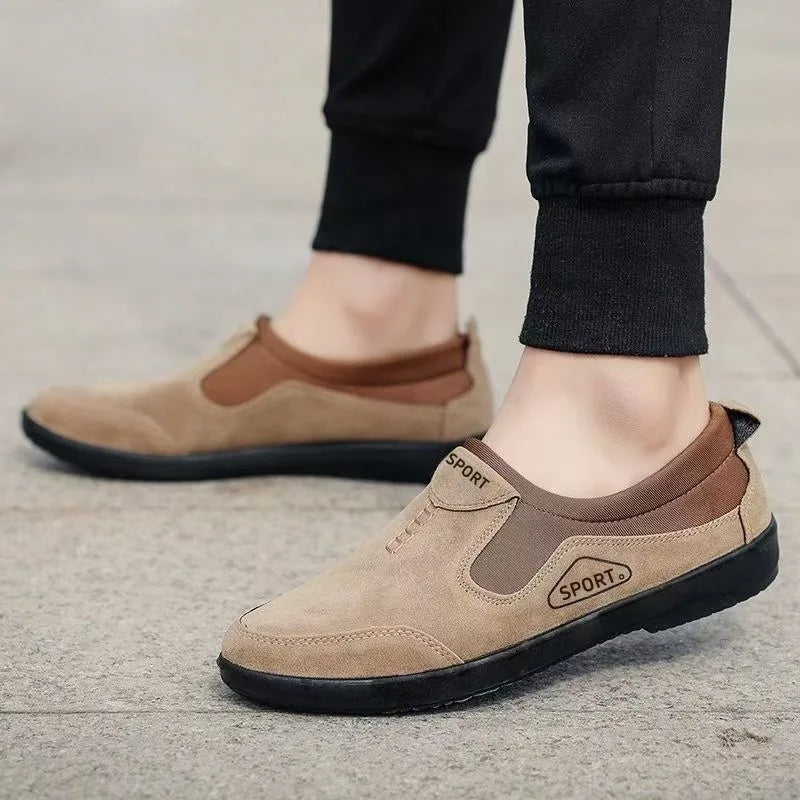 Men's sports soft-soled shoes, casual shoes, anti-slip lazy shoes, bean shoes, loafers