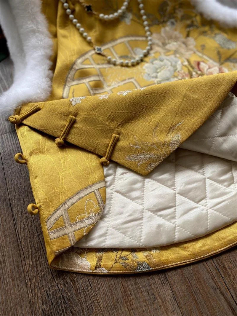 Women's Jackets Women's Vest  National Tide Cheongsam Vest Girl Retro Chinese Style Chinese Cotton Tang Suit Jacket Winter Style