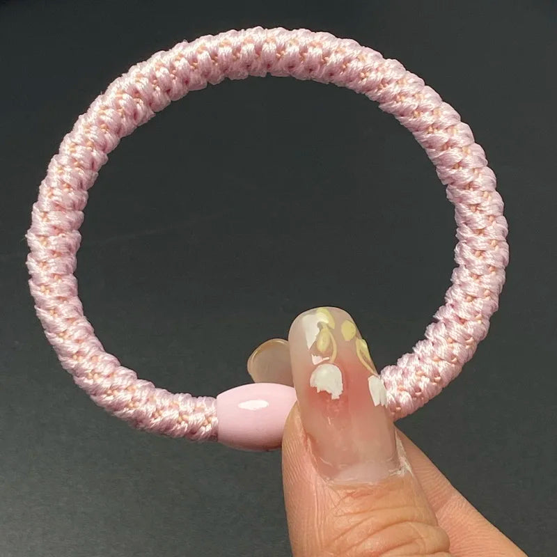 2022 fashion Simple thick hair rubber bands for Women Elastic Hair Tie Gum Girl Ponytail Hairbands Scrunchies kknekki Accessorie