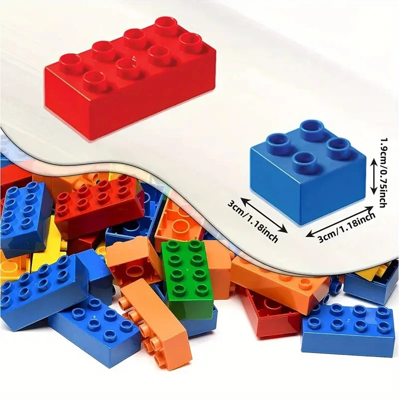 Kids DIY Building Blocks Set Toys Urban Classic Building Blocks Assembled Educational Toys for Boys Girls Christmas Gift 200Pcs