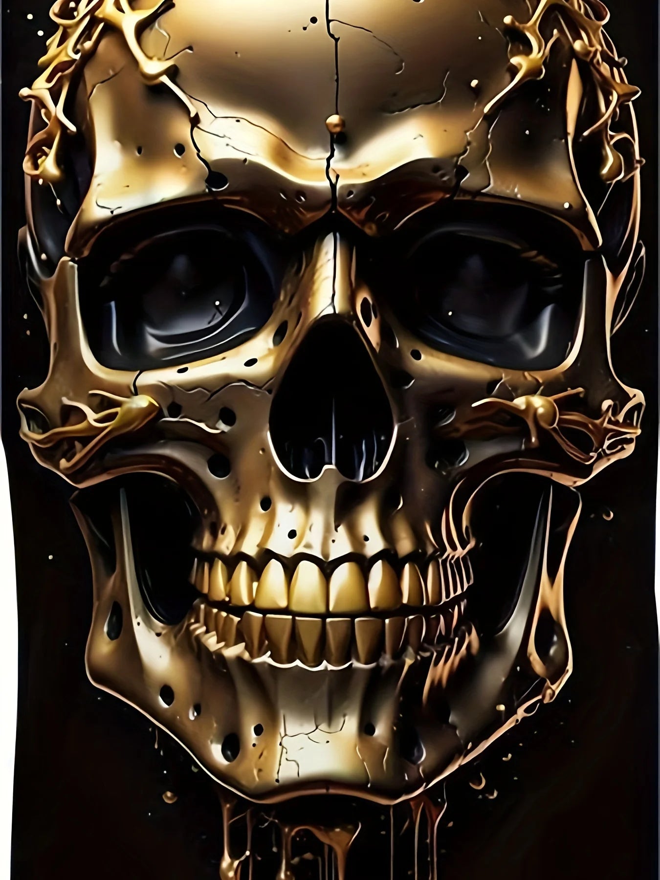 2025 New T-Shirts For Men 3d Skull Print Horror Men's Clothing Street Designer Short Sleeved Loose Oversized T-Shirt Street Tops