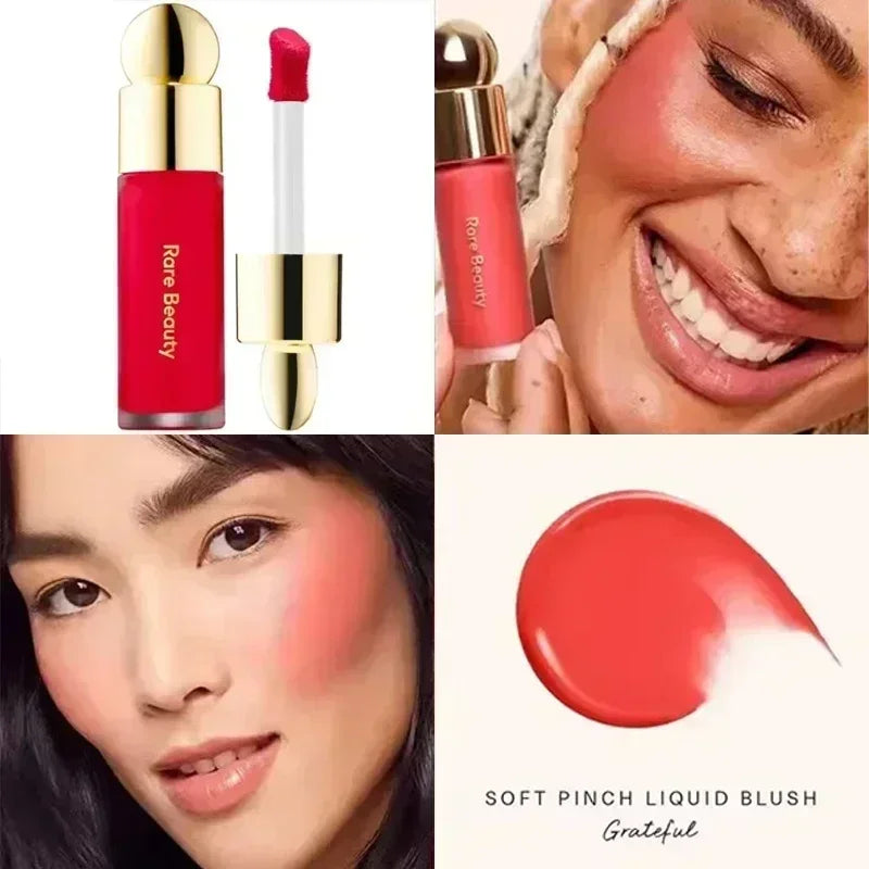 Rare Beauty Liquid Blush Lip Gloss Luminizer Blusher Long Lasting Moisturizing Nutrient Light Repair Lipstick Nature Face Makeup