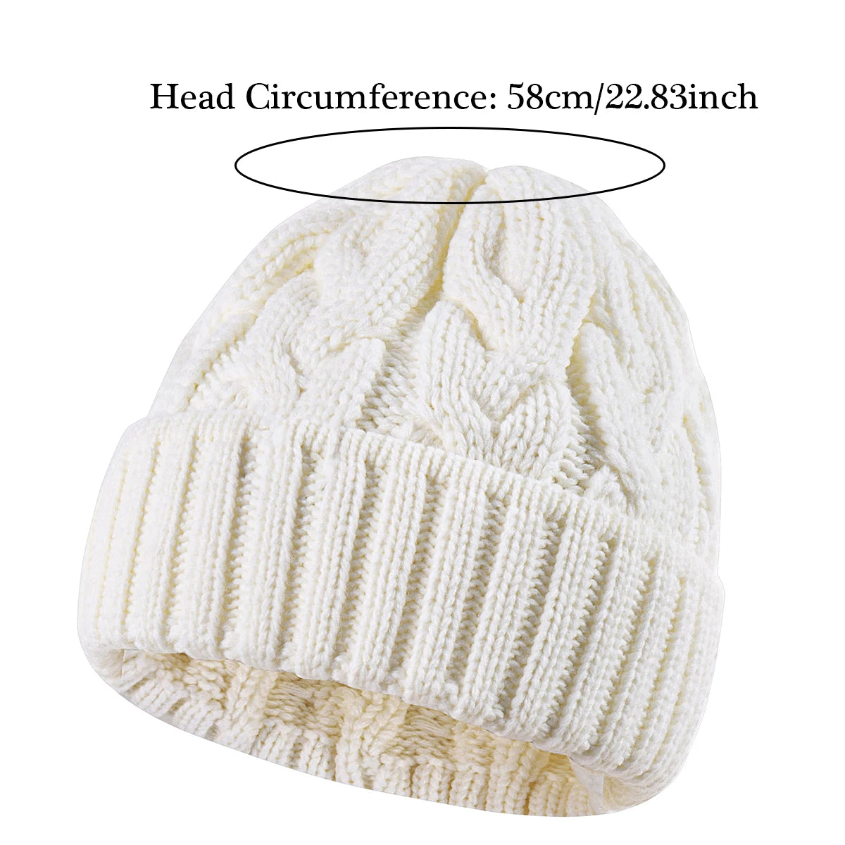 Winter Women Hat 2024 New Autumn Handmade Female Warm Cap Knitted Beanie Girl Hats Woman Bonnet Femme Chunky Thick Stretchy Hats