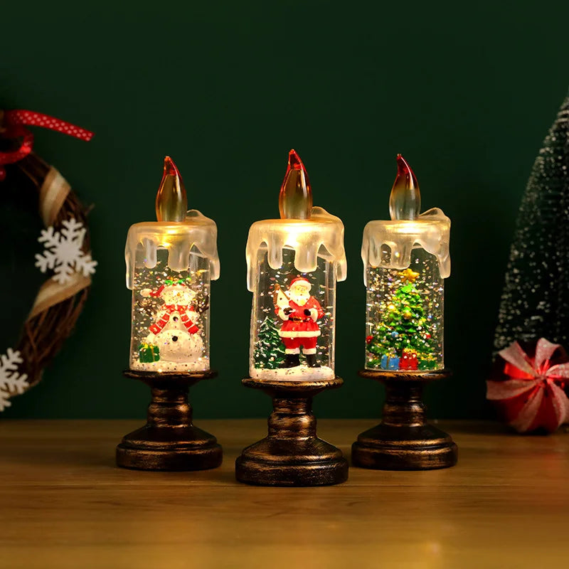 【Christmas Night Light Gift】Soothing Snowfall Glow, Anti-fall & Waterproof, Multi-color Modes, Must-have Party Decor!