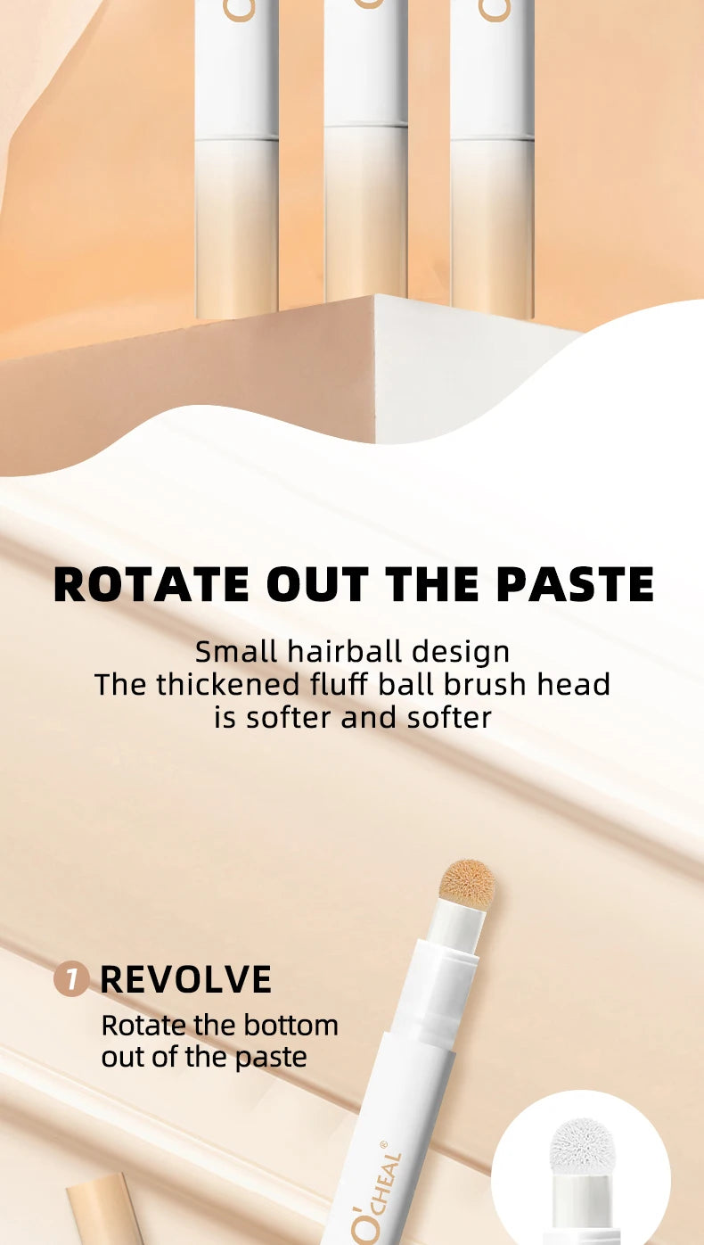 Clear, moisturizing, waterproof concealer, medium coverage, natural makeup effect, and create a natural foundation