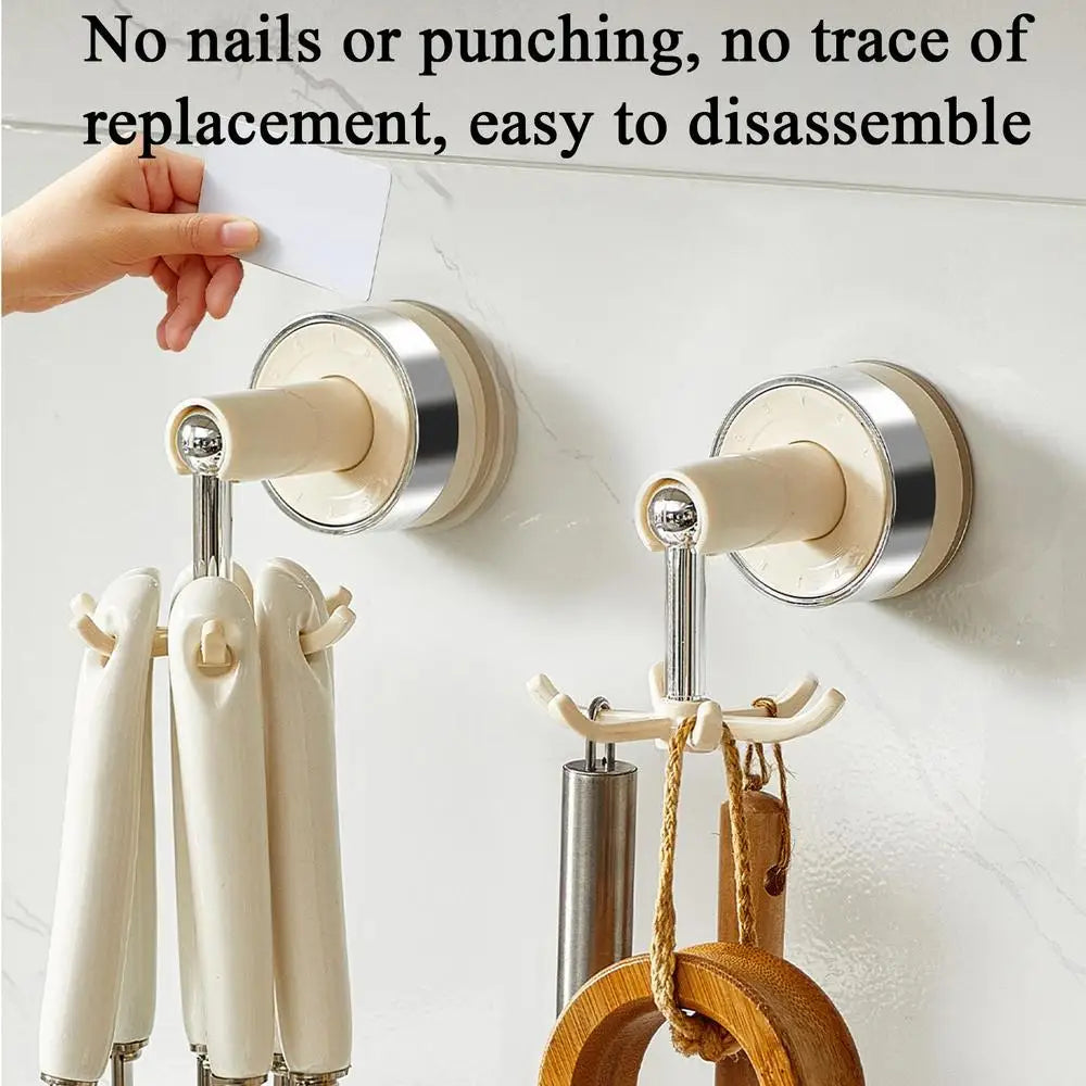 Kitchen Hook  360 Degrees Rotated  360 Degrees Rotated Rotatable Rack Multi-Purpose Hooks For Organizer Storage Spoon Hanger