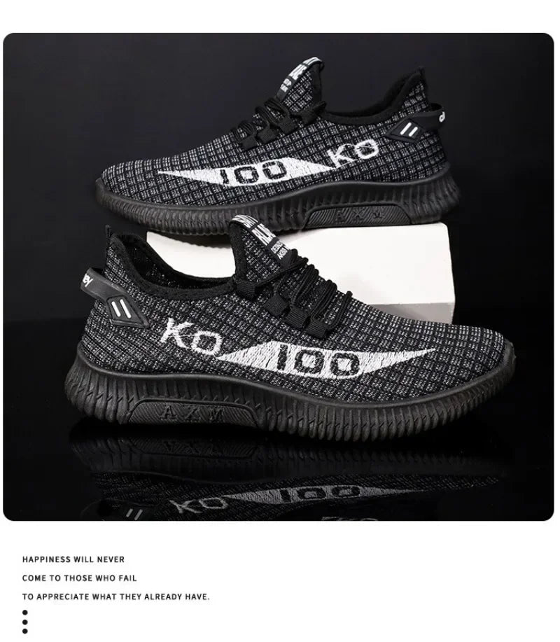 Men's Spring/Autumn Athletic Shoes: Breathable & Comfortable Casual Footwear for Sports Enthusiasts