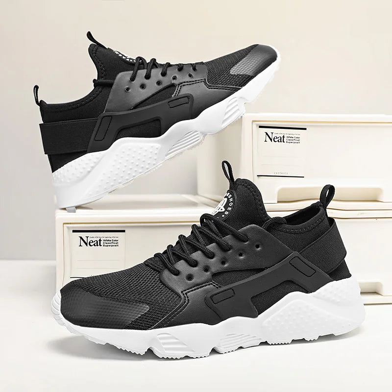 Sneakers for Men Autumn Breathable Casual Shoes Outdoor Lightweight Platform Fashion Elastic Socks Low Top Vulcanized Shoes 2024