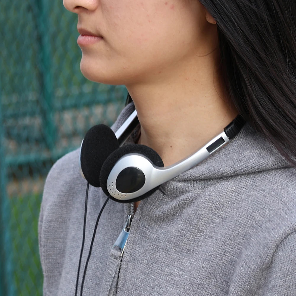 Wired Headphone with Microphone Universal Adjustable Headband and 3.5mm Audio Jack Music Headphones for School Home Work
