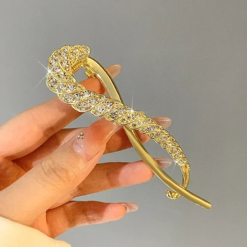 Hair Accessories Rhinestone Clasp Barrettes Irregular Women Hair Clip Girl Hair Claw Headdress Korean Hairpin Для Волос