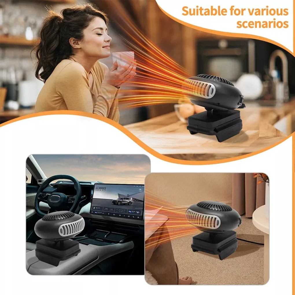 Portable Electric Heater Fan Small Space Heater Desktop Heating Warm Air Blower Mini Radiator Home Office Warmer Machine