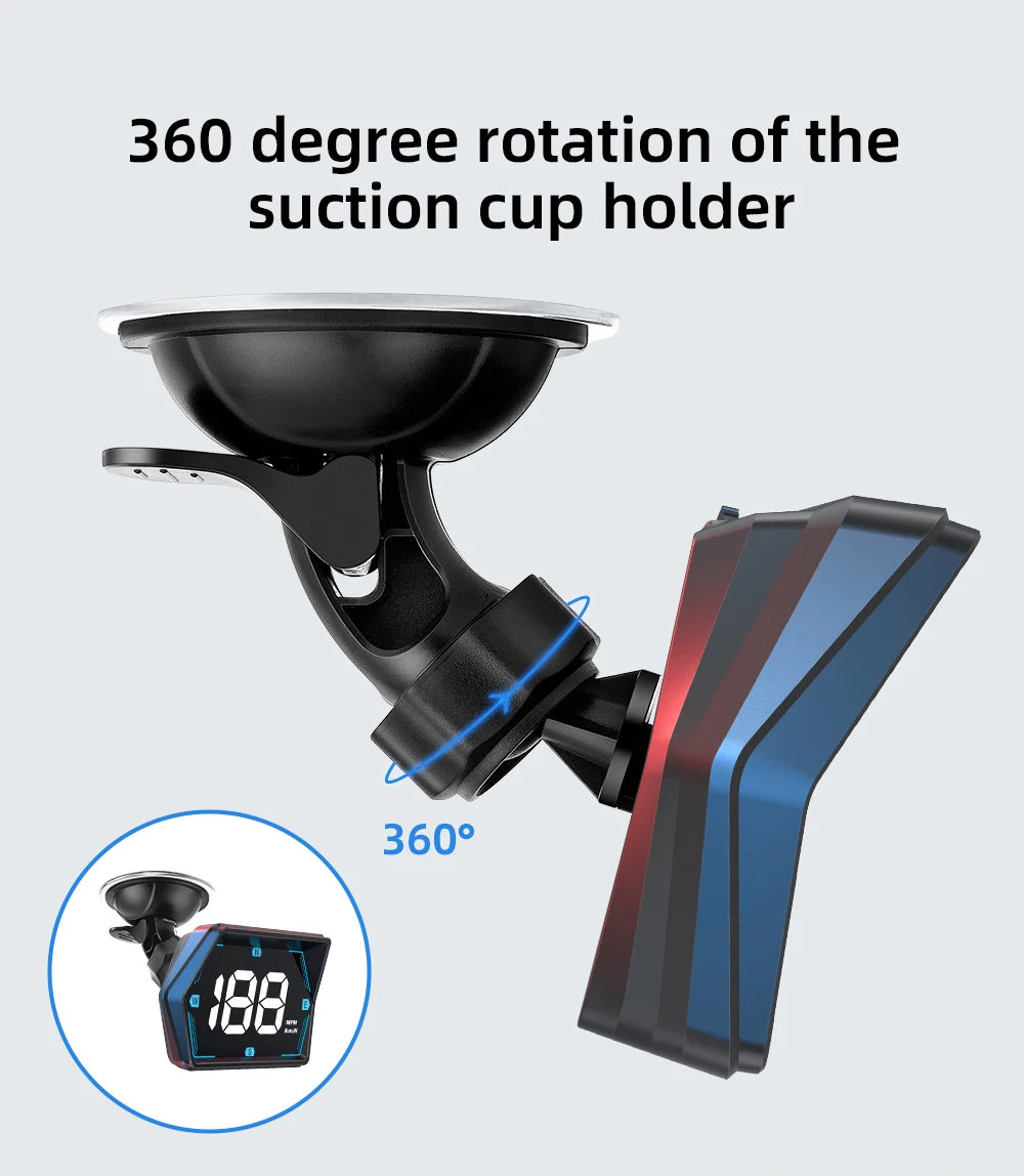 G20 GPS Display Car Digital Speedometer HUD Head-Up Display Eletronics Speed Alarm Gadgets Inteligent Compass For All Car Custom