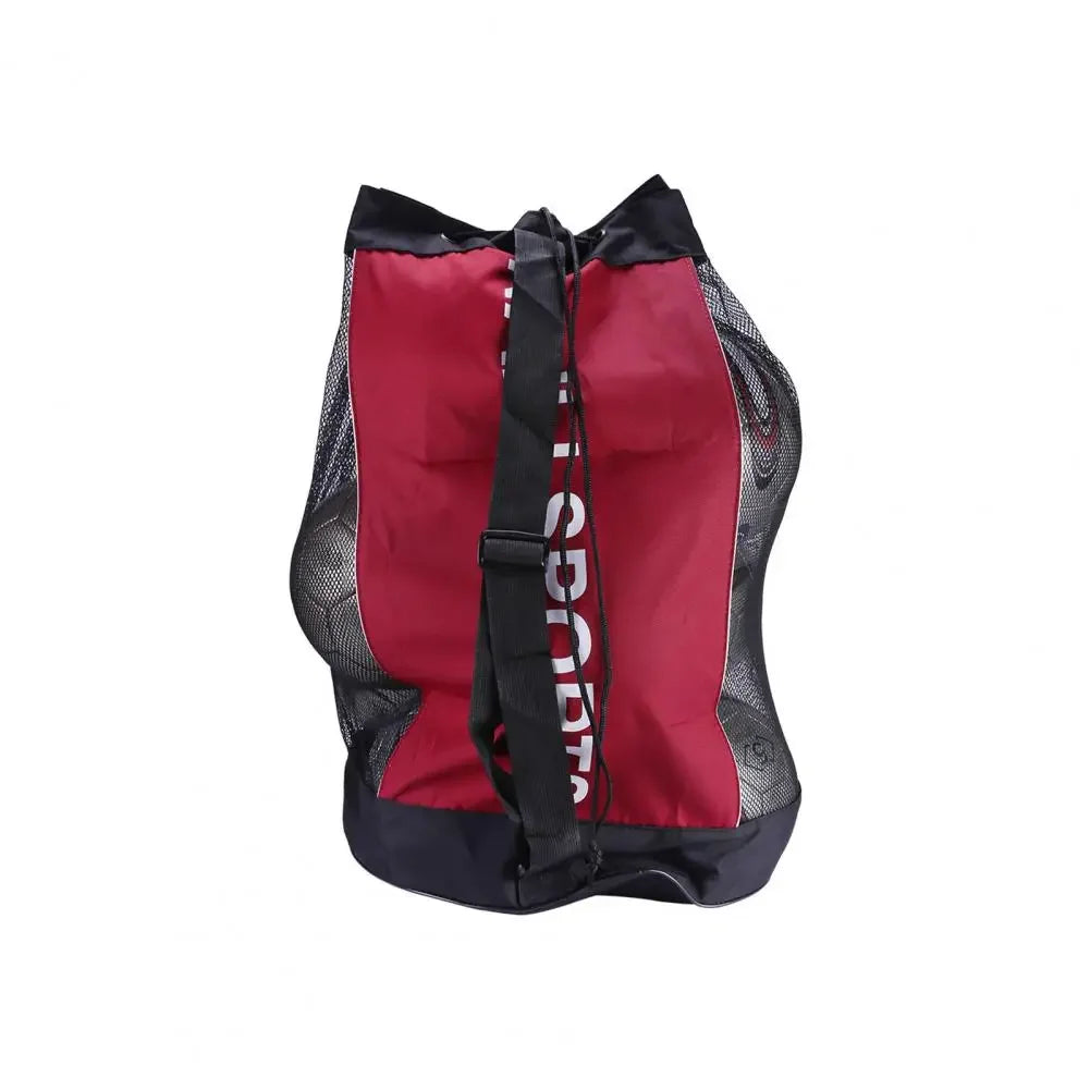Football Bag with Shoulder Strap Comfortable Padded Shoulder Strap Sports Bag Heavy Duty Soccer Ball for Sports for Basketball