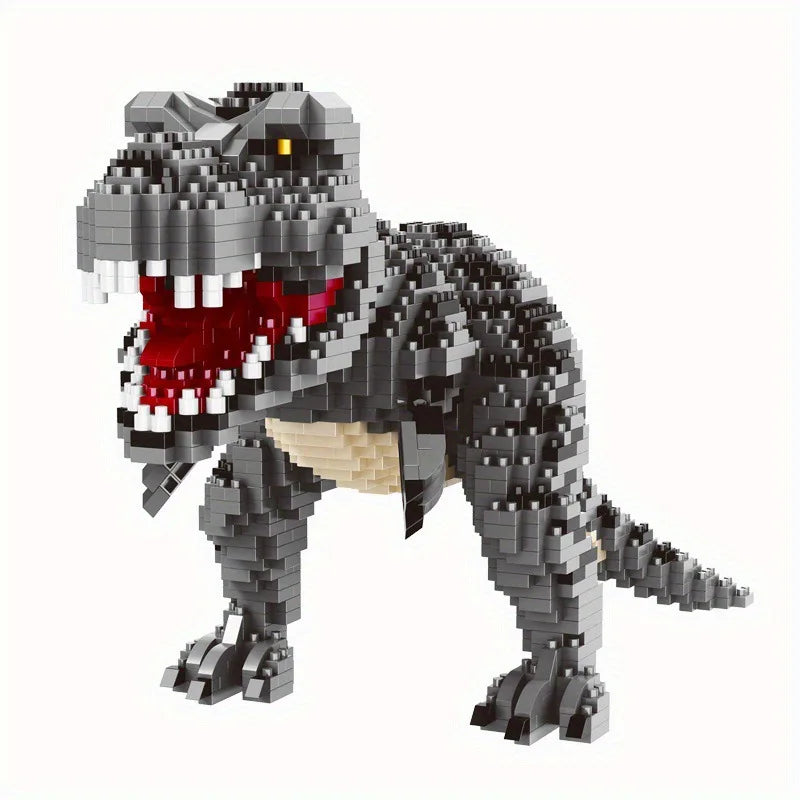 Kid Dinosaur Micro Particles Building Blocks Toys Jurassic Large Size Tyrannosaurus Rex Assembly Blocks Puzzles Disassembly Toys