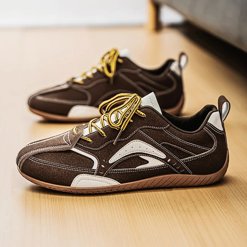 Shoes for Men Training Shoes German Style Lightweight Breathable Sneakers Vulcanized Shoes Retro Casual Gym Walking Men Sneakers