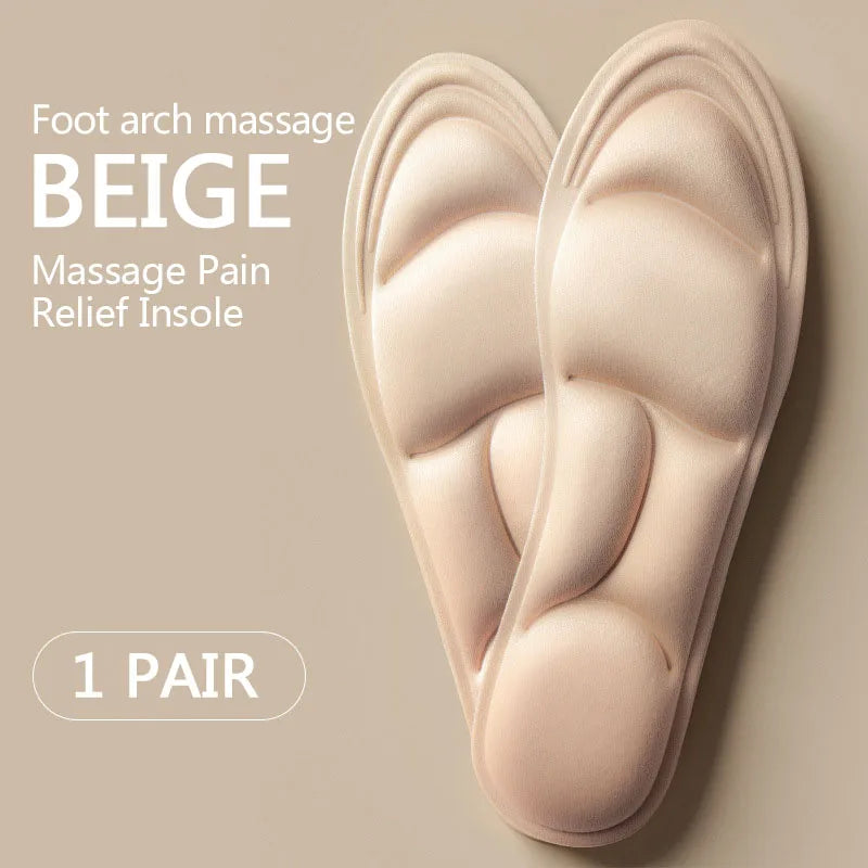 5D Massage Memory Foam Insoles For Shoes Sole Breathable Cushion Sport Running Insoles For Feet Orthopedic Insoles