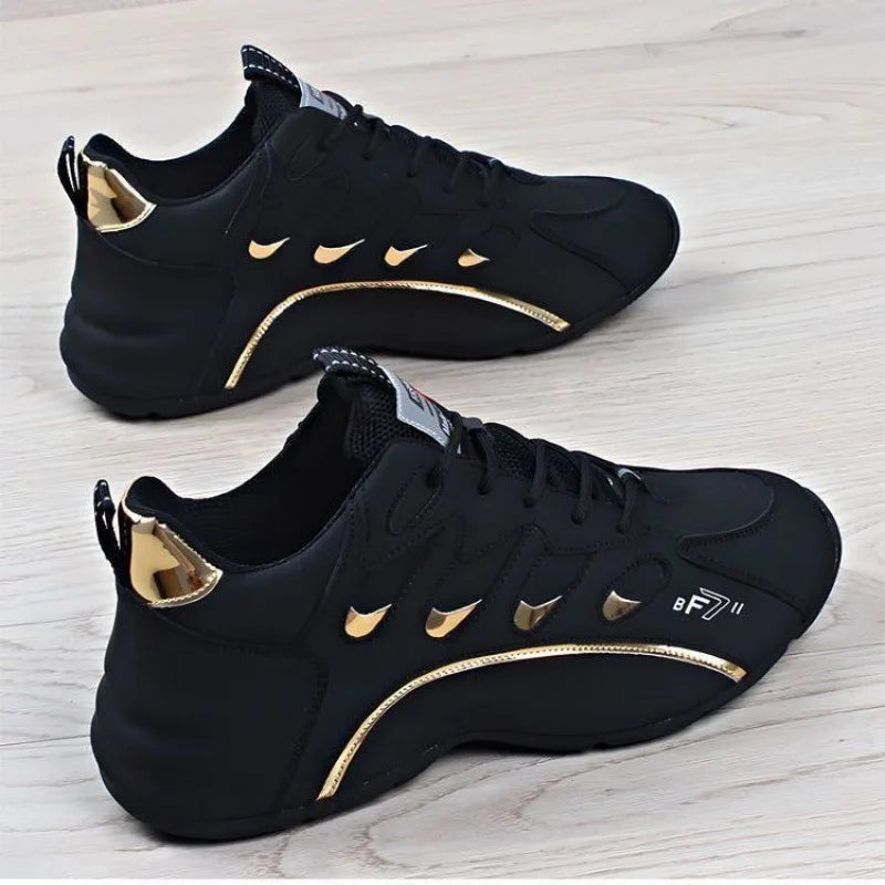Men's Shoes 2025 Summer New Sneakers for Men Lightweight Soft Unisex Leather Comfort Platform Vulcanized Shoes Zapatillas Hombre