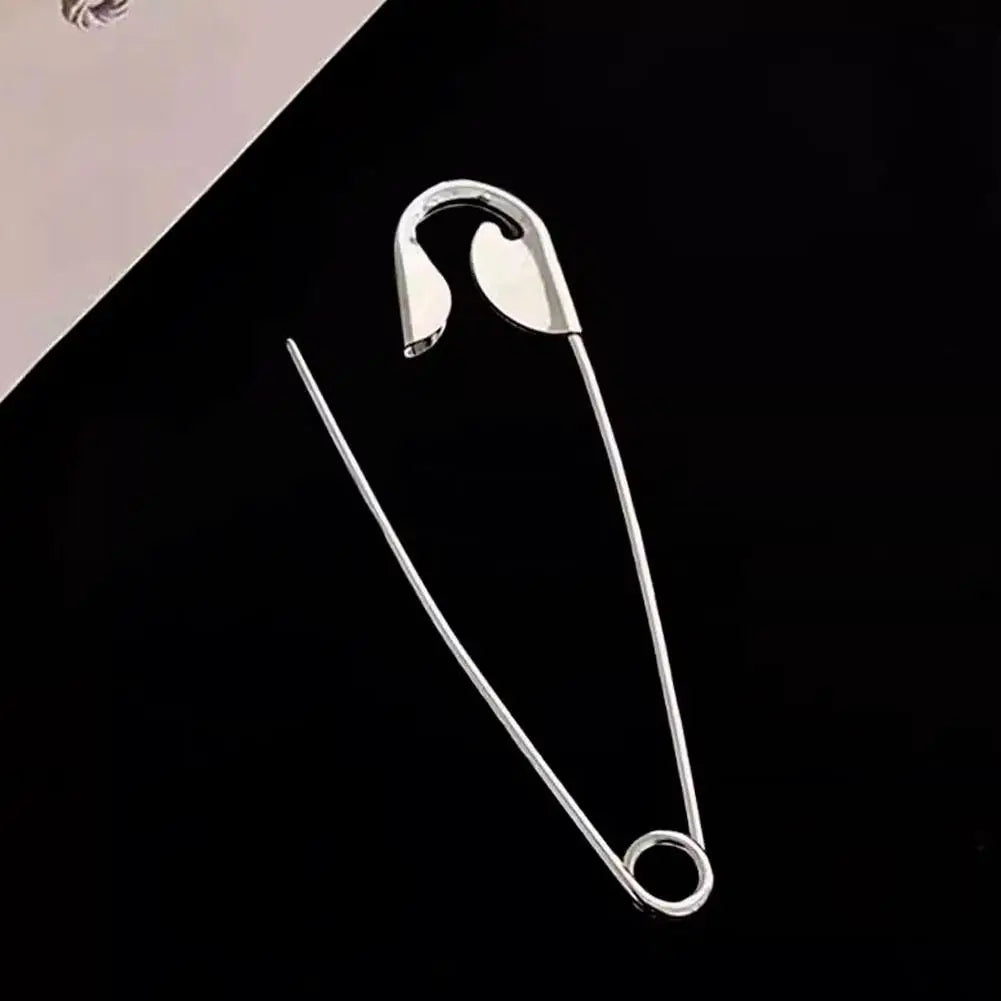 New Large Safety Pin Metal Hair Claws Barrettes For Women Girls Hair Accessories Hairclips Hairpins Headwear Gifts