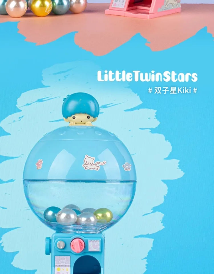 New Sanrio Hello Kittys Kuromi Cinnamoroll Children Toys Cute MINI Egg Twisting Machine Cartoon Creative Kids Toys for Girl Gift