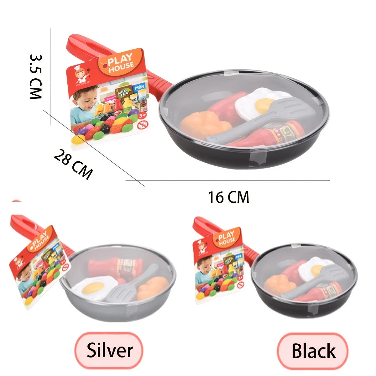 8PCS Children Kitchen Food Toys Simulation Cookware Game Set Pretend Play Pot Steak Vegetable Bread Hot Dog Omelette Kids Gift