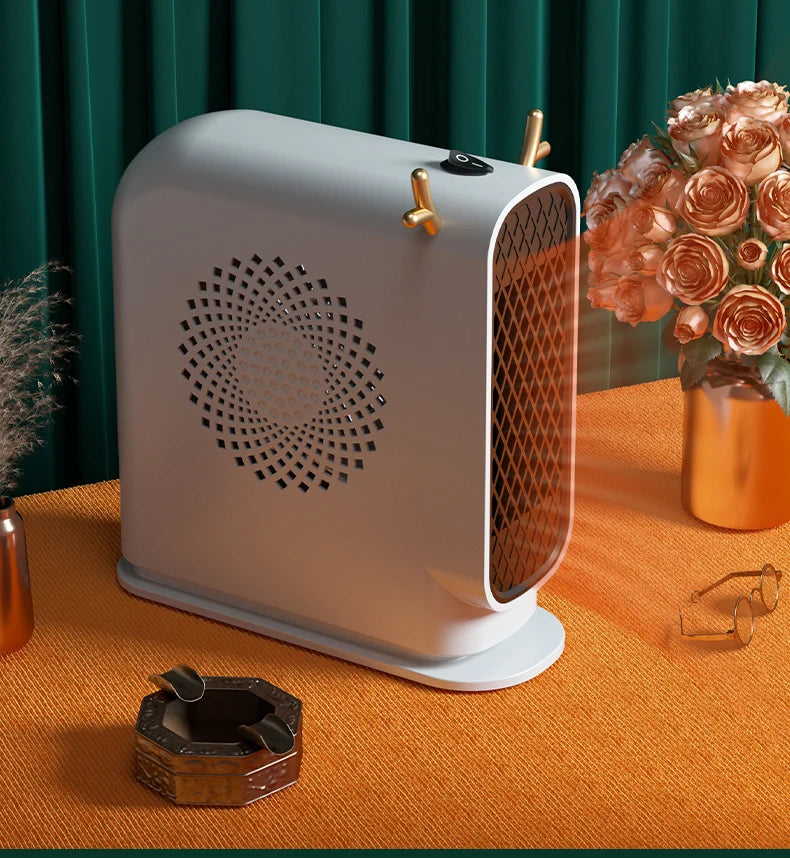 Mini Electric Heater Portable Desktop Low Consumption Warm Heating Fans for Home Office Hand Foot Warmer Heater for Winter 500W