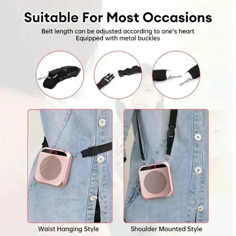 Headworn Amplifier Recorder Mic Speaker Headworn Microphone Loudspeaker Voice Mini Wired Mikrofon Mike Sound Battery Kit Headset