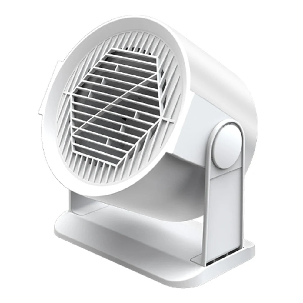 Mini Desktop Electric Heater for Home, Portable Heater for Office Desk, Compact Warm Air Fan for Cozy Feet and Home Use