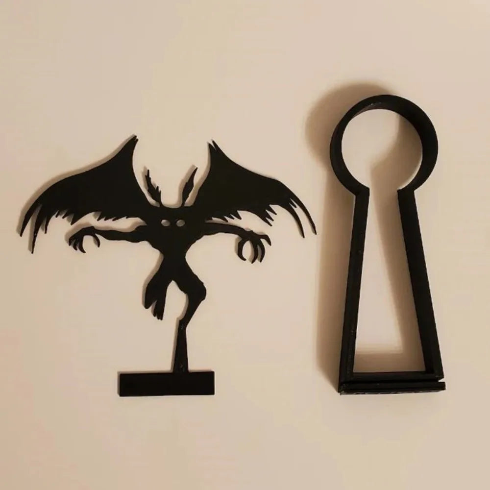 Halloween fun candlestick desktop ornaments decorations metal handicrafts Projection decoration Festival decoration