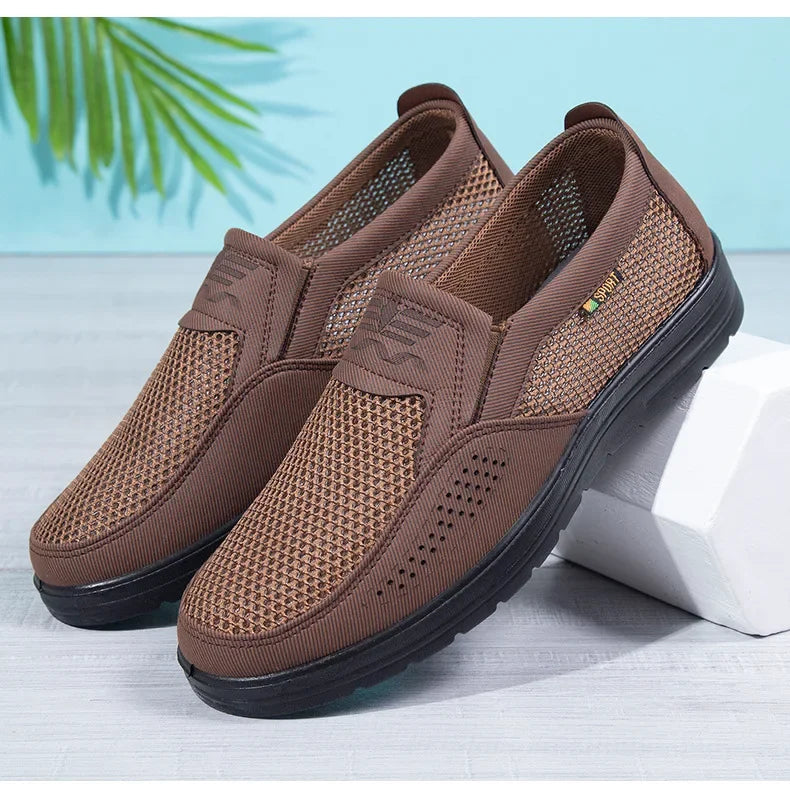 2025 Summer Sports Shoes Men's Fashionable Walking Shoes Breathable Men's Loafers Zapatillas Hombre Men's Casual Shoes
