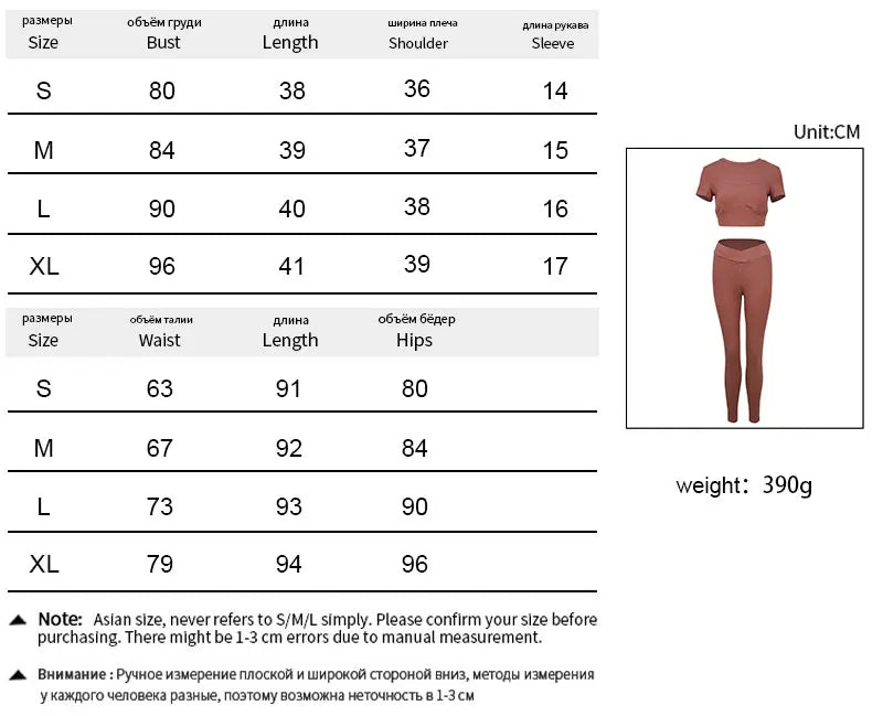 Sports Women Suit Summer Streetwear Fashion New Short Sleeve T-shirt Bodycon Trousers Two Piece Solid Sexy Lady Sports Clothing