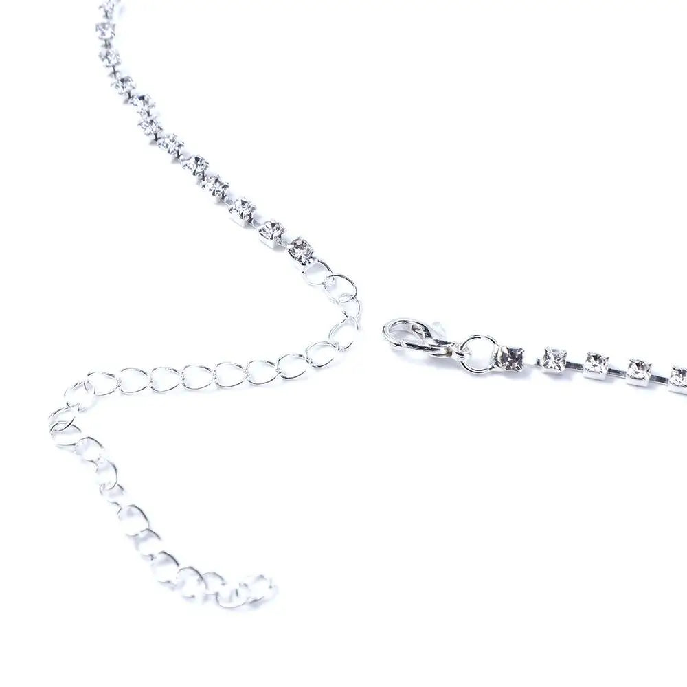 Jewelry Accessories Crystal Necklace Earring Jewelry Set Wedding Accessories Bridal Set Bridal Jewelry