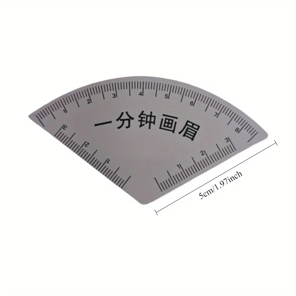 1PC Brow Shaping Stencil， Women Instant Brow Shaper - Multi-Style Template Kit for Fast & Precise Shaping, Brow Magic Tool,