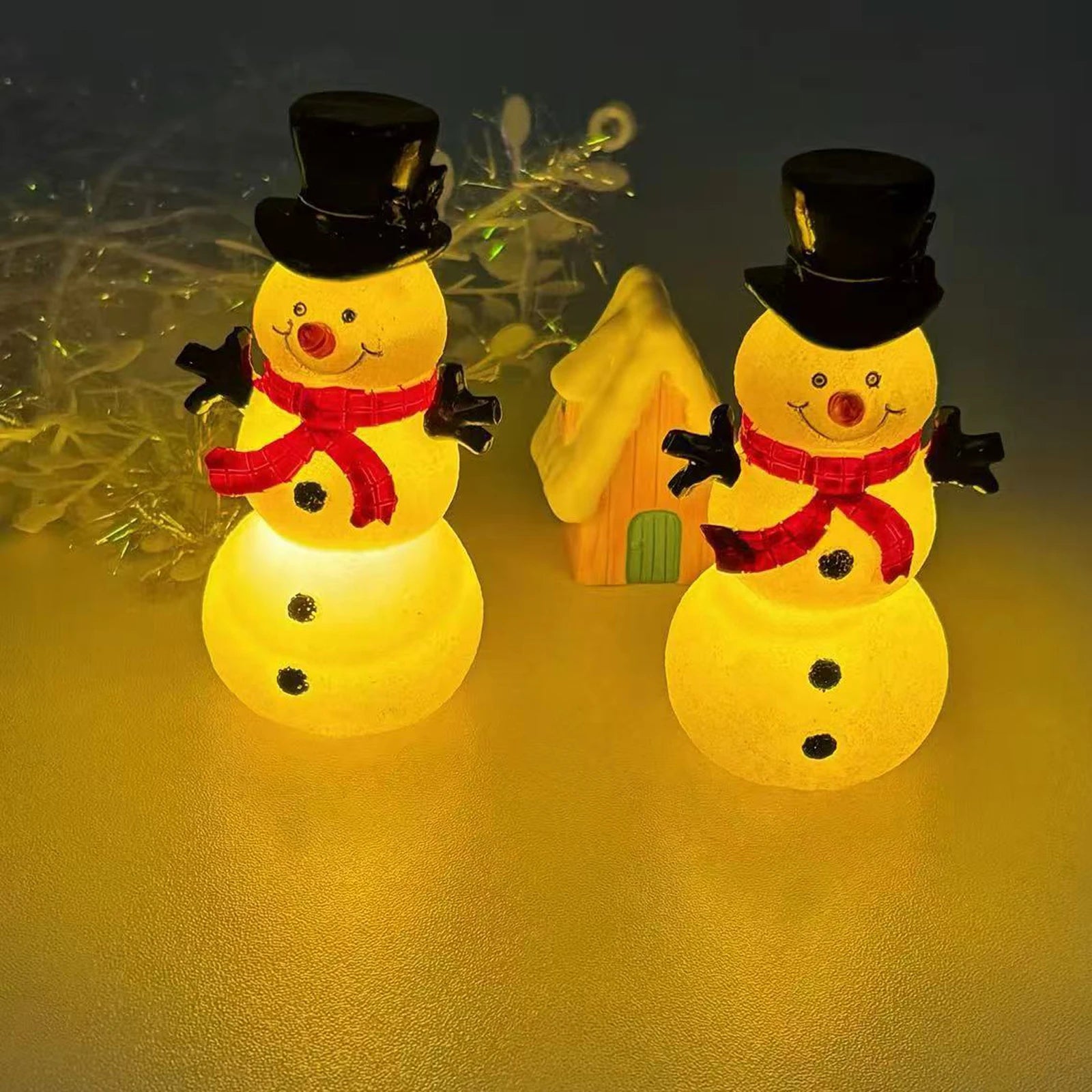 Christmas Snowman Night Light Party Holiday Atmosphere Decoration Lighting Props Suitable For Bedroom And Living Room