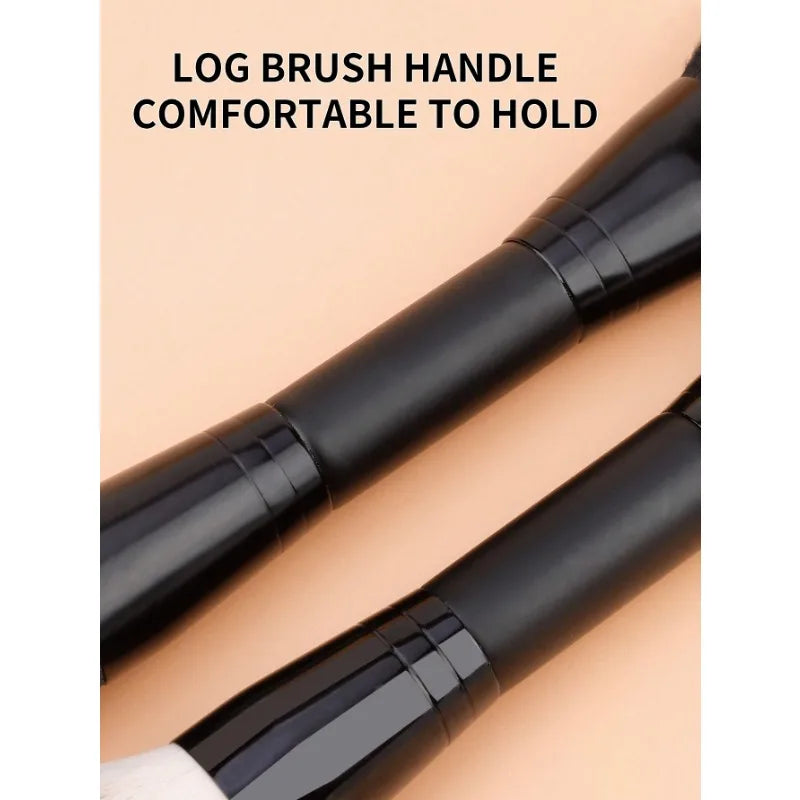 1 PCS Double End Makeup Foundation Brush for Blending Liquid Pressed Powder Concealer Blush Polishing