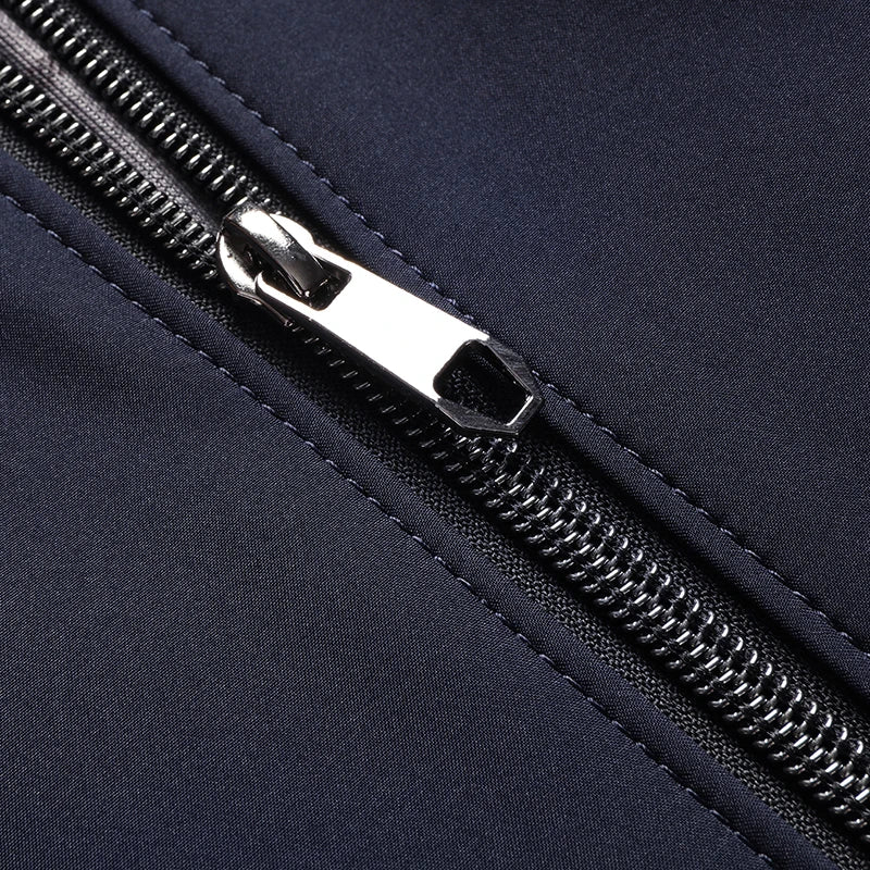 Jacket Men's 2025 Autumn New Item Middle-aged Dad Outfit Casual Business Stand Collar Administrative Cadre Jacket Men