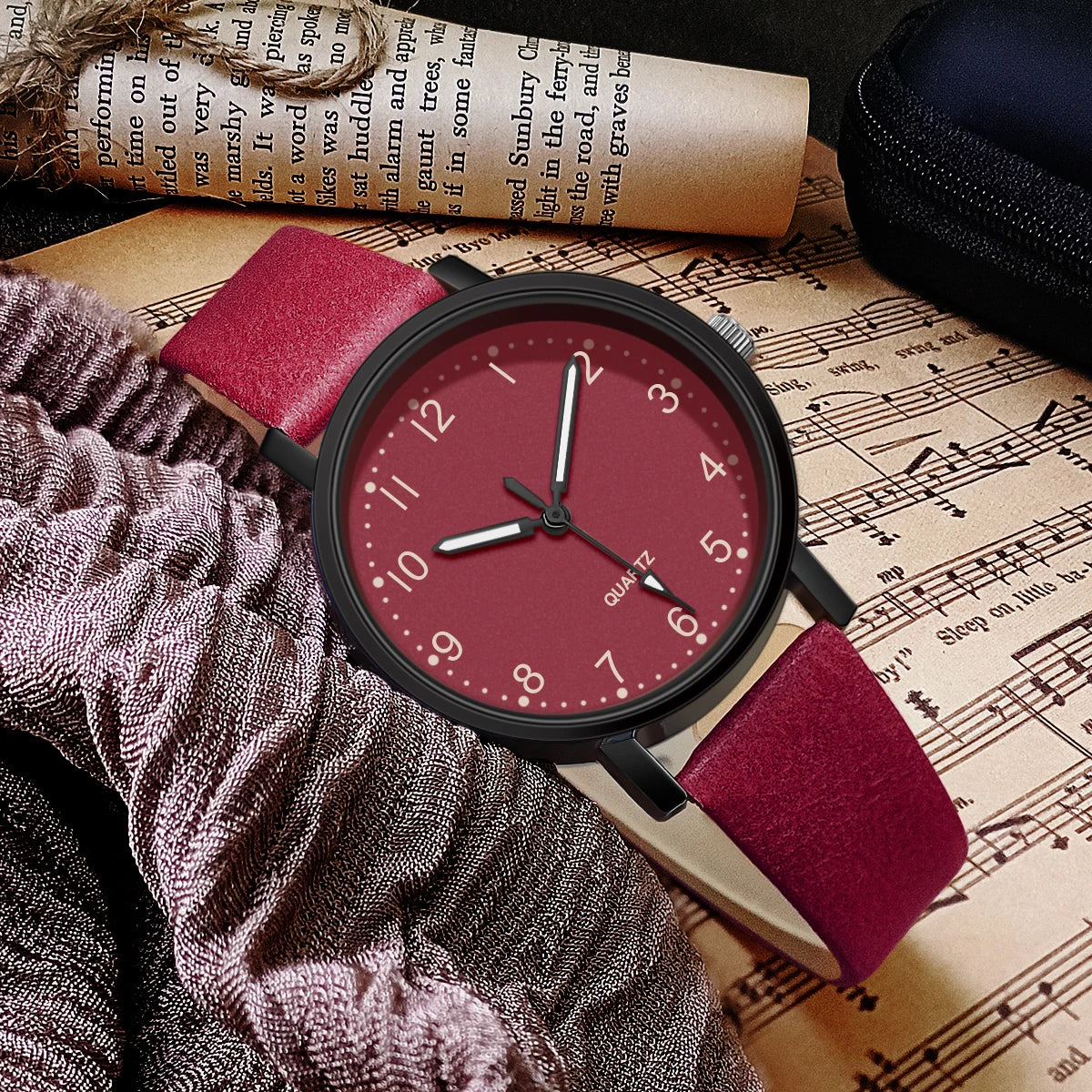 Vintage Watch For Women Leather Strap Wristwatch Quartz Watches Women Clock Ladies Watch Gift Reloj Mujer relojes de mujer