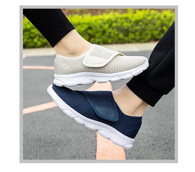 Men Orthopedics Wide Feet Swollen Walking Casual Sneakers Fashion Thumb Eversion Adjusting Soft Comfortable Diabetic Man Shoes