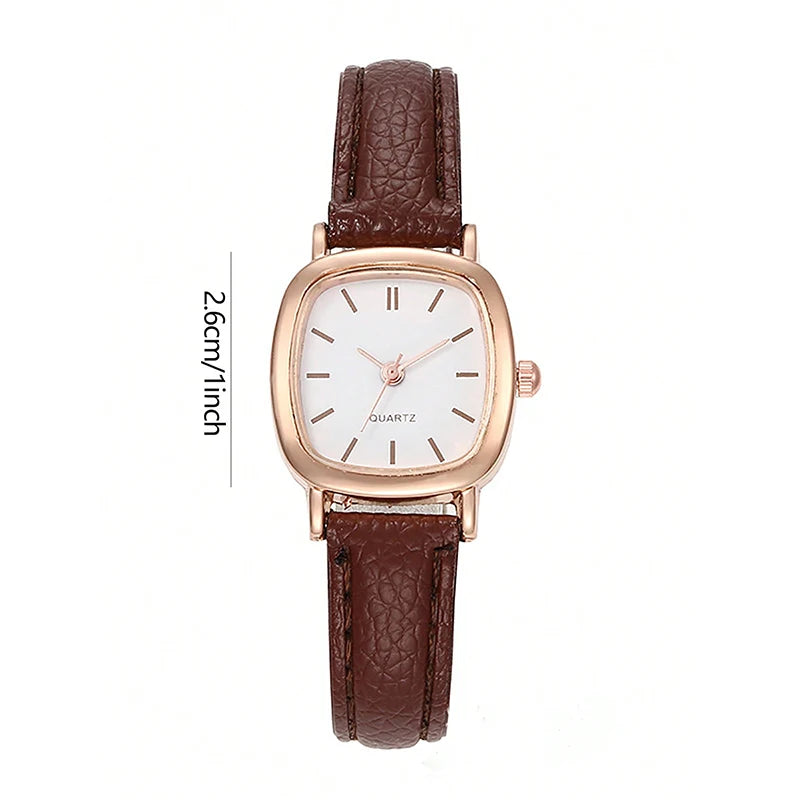 Watches Women Couple Watch Quartz Wristwatch Women Pu Lether Watches Ladies Clock Festival Gift relogio feminino