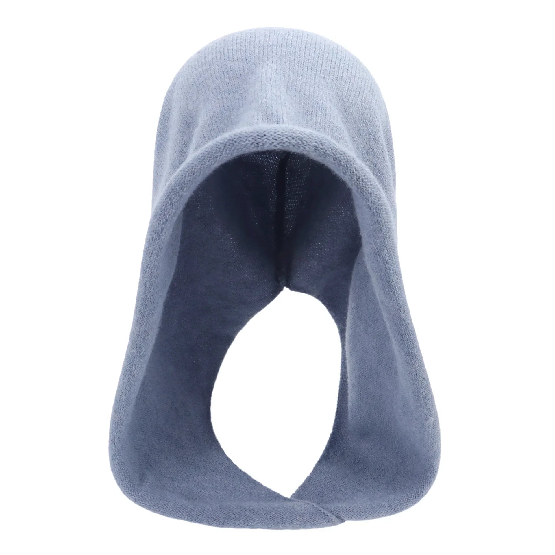 New Winter Balaclava Hat Scarf Combo Women's Fashion Knitted Cap Wrap-around Cashmere Skullies & Beanies