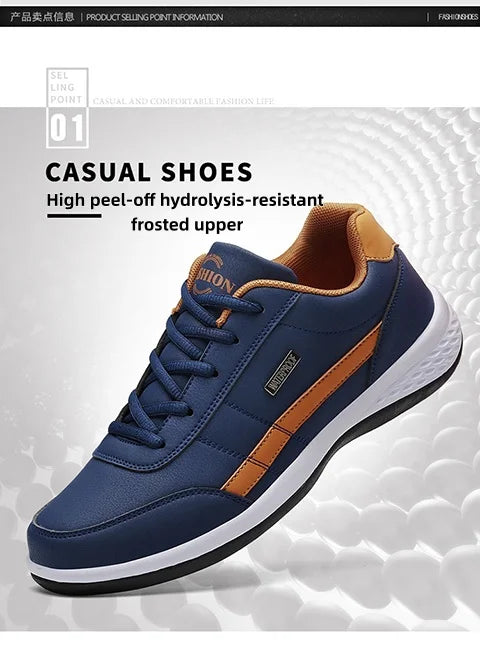 Men's Casual Sports Shoes 2025 Trend Breathable Fashion All-Match Outdoor Non-Slip Flat Shoes Comfortable Trendy Footwear