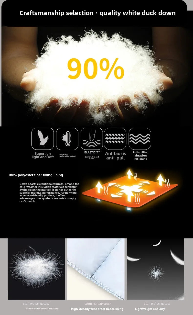 Canada Fashion Winter Jackets for Man Down Parka Coat Man White Goose Down Jacket Hooded Warm Thick Long Puffer Jacket HXY252