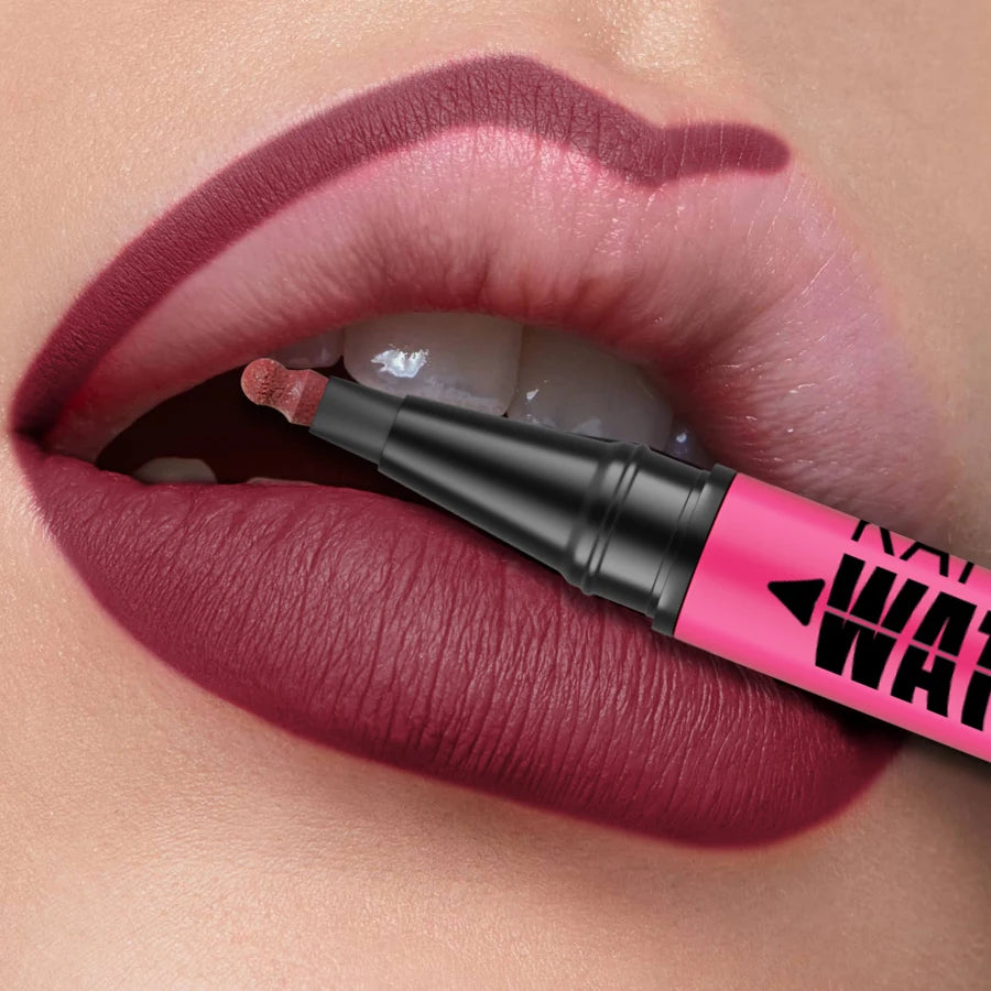 1PC Liquid Matte12-Color Lipliner Pencil Waterproof Plumping Stain Lipstick Natural Lip Liner Outline Lips Contour Makeup