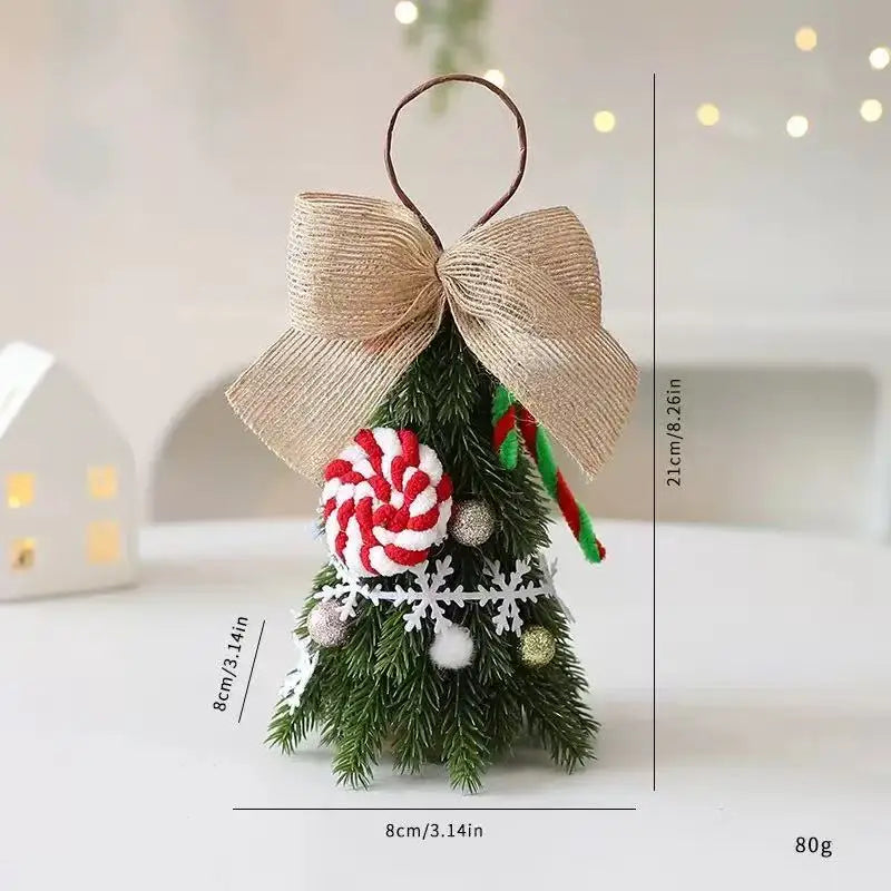 Christmas Tree Home Bedroom Party Decorations desktop mini Christmas tree ornaments Children New Year Christmas Gift