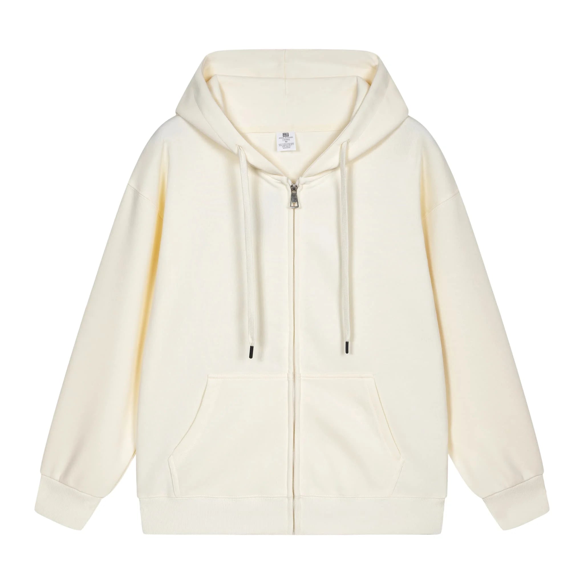 Men's Hooded Jacket Black Mustang Text Print Casual Daily Wear Fashion Streetwear Top Quality Comfortable Sweatshirt