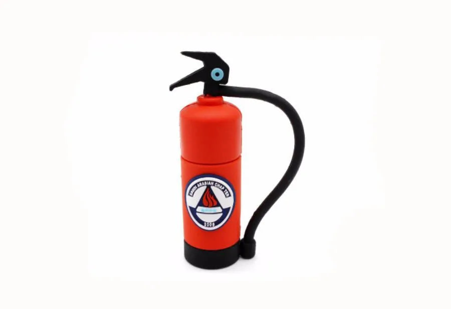 JASTER Cartoon Fire Extinguisher USB 2.0 Flash Drive 128GB Cute Silicone Memory Stick 64GB Gifts For Children Pen Drive 32GB 8GB