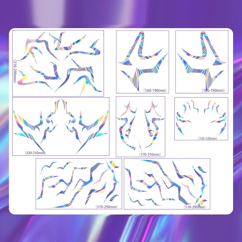 Halloween Kpop Party Face Body Stickers Carnival Christmas Custom Tattoo Wedding Trendy Cool Clothing Makeup Supplies Mood Props