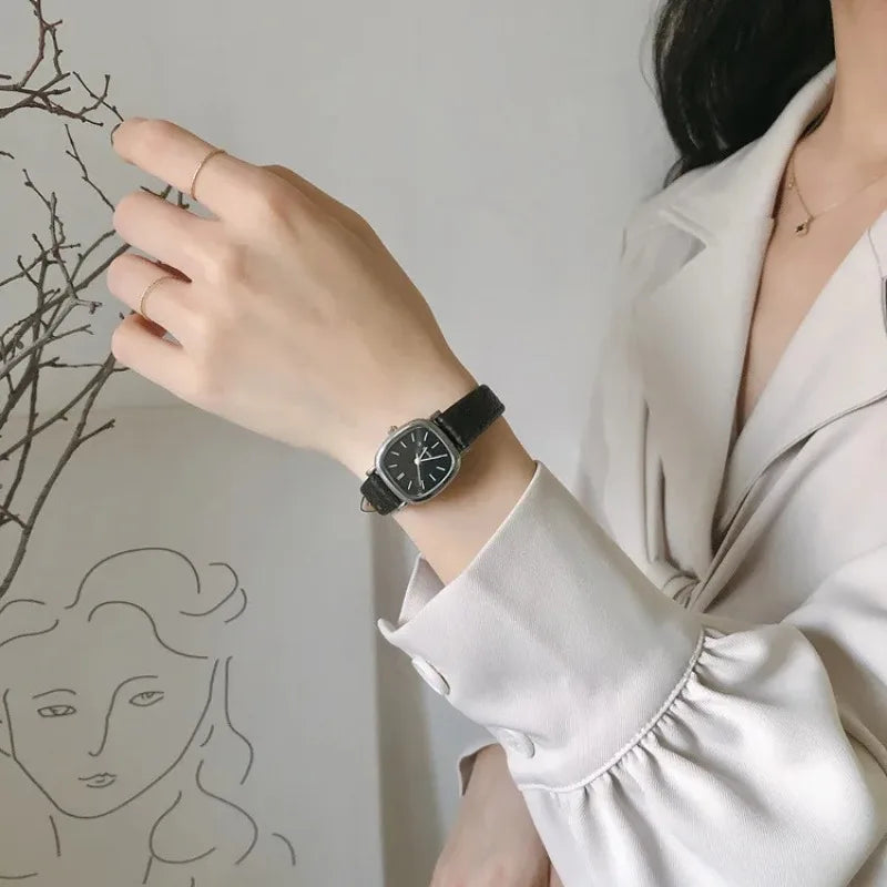 Watches Women Couple Watch Quartz Wristwatch Women Pu Lether Watches Ladies Clock Festival Gift relogio feminino