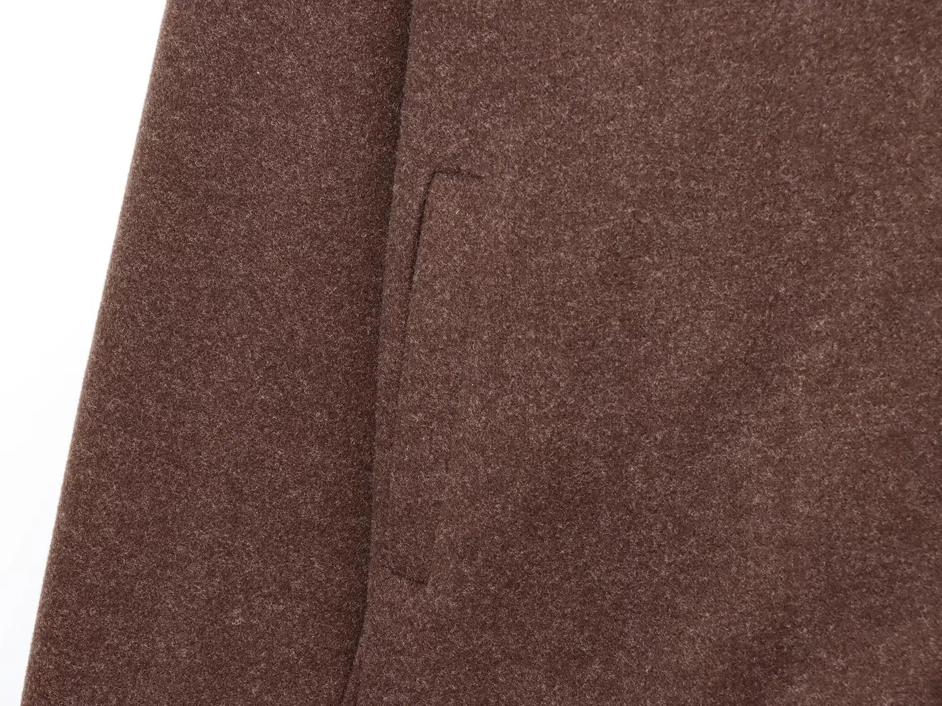 Women's Jacket New Fall Brown Long Sleeve Lapel Woolen Jacket Texture Jacket Casual Fashion Personality Versatile