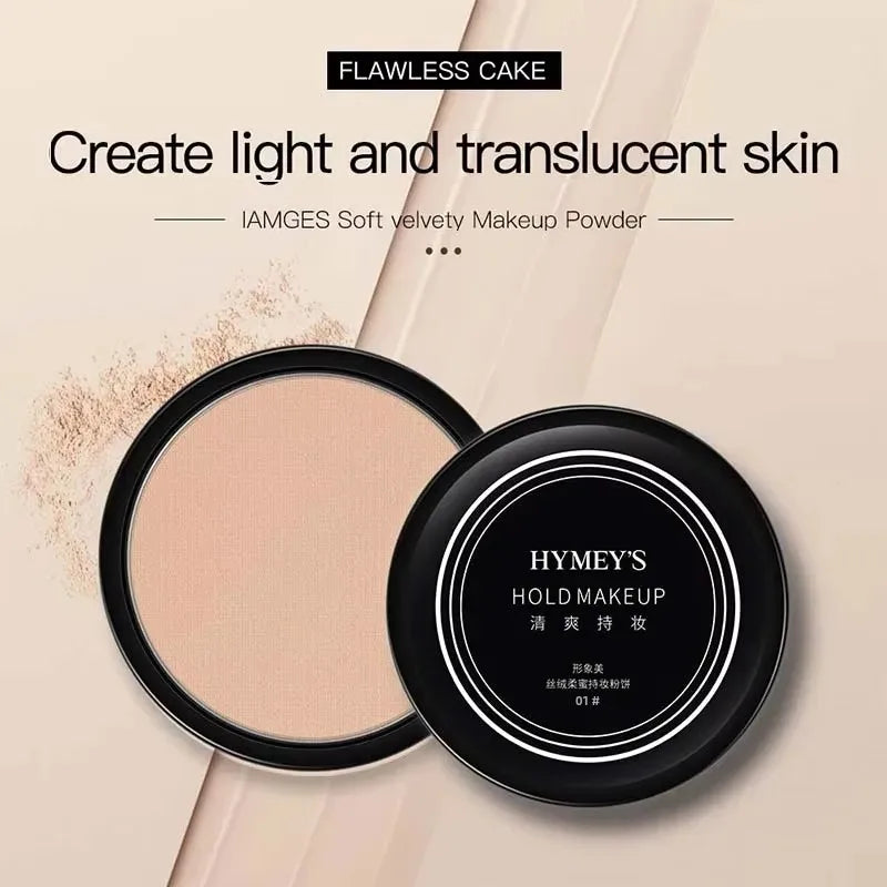 3 Colors Make Up Face Powder Brighten Oil-control Waterproof Nude Makeup Pressed Powder Foundation Makeup Base Cosmetics