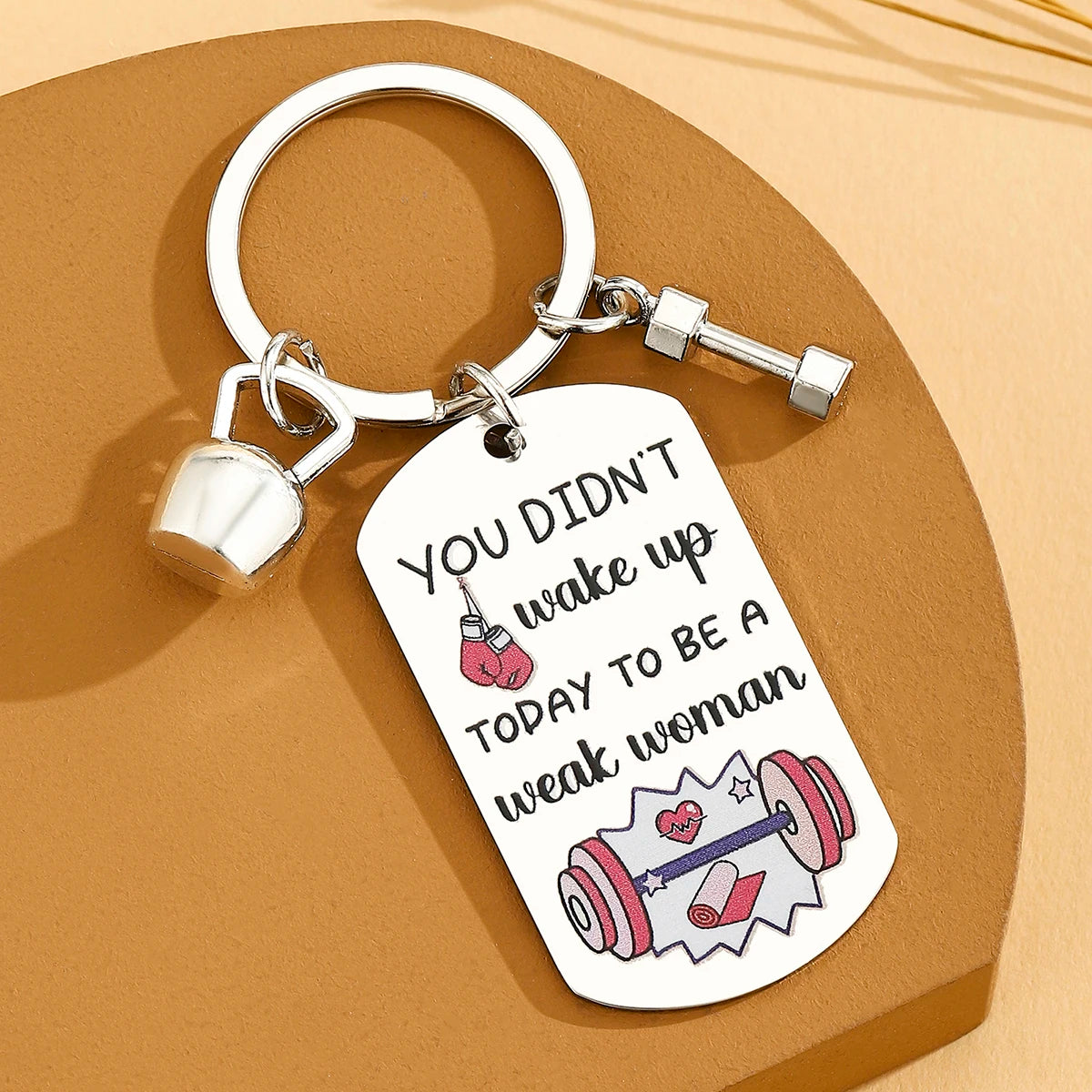 Gym Accessories for Women Fitness Gifts for Women Men Sports Lover Present Keychain Weight Loss Weightlifting Gift